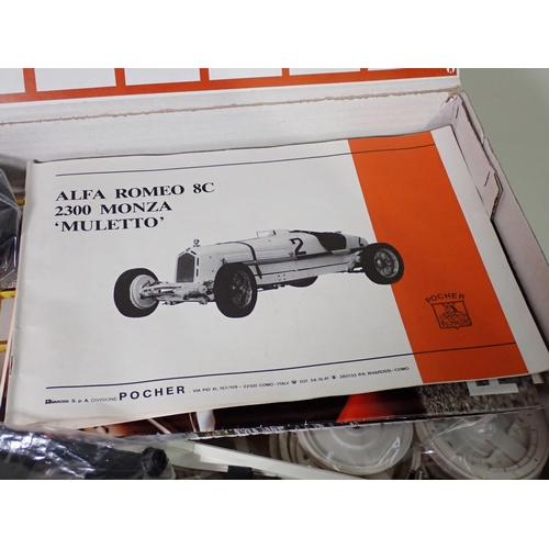 257 - A boxed Pocher Muletto Alfa Romeo 8C.2300 Monza Kit