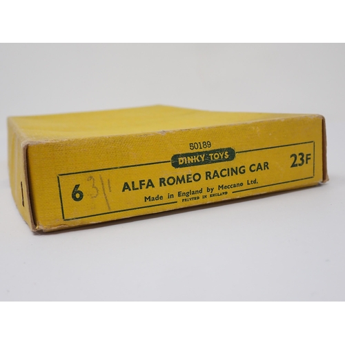 265 - A Dinky Toys No.23F Alfa Romeo Racer in trade box