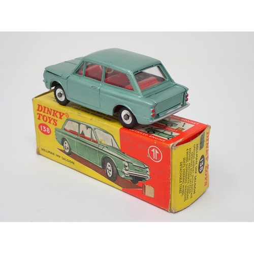 268 - A boxed Dinky Toys No.138 green Hillman Minx