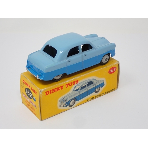 272 - A boxed Dinky Toys No.162 blue Ford Zephyr