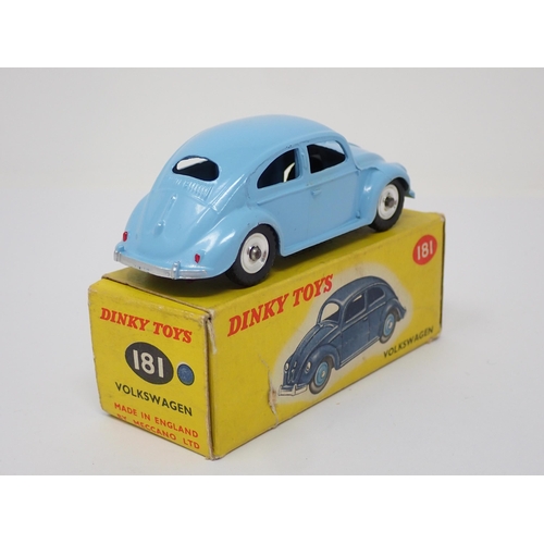 276 - A boxed Dinky Toys No.181 pale blue V.W.