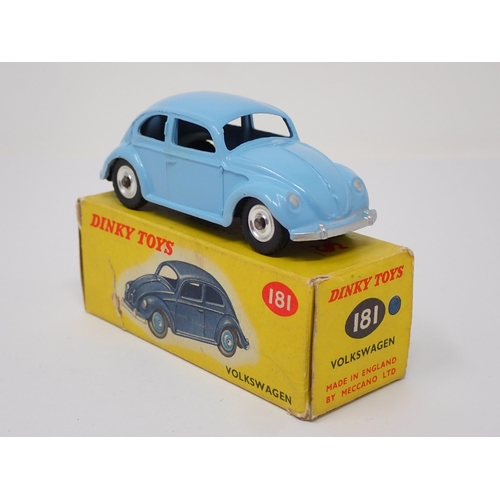 276 - A boxed Dinky Toys No.181 pale blue V.W.