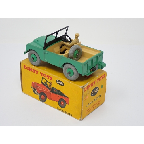 288 - A boxed Dinky Toys No.340 green Land Rover