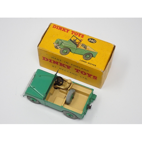 288 - A boxed Dinky Toys No.340 green Land Rover