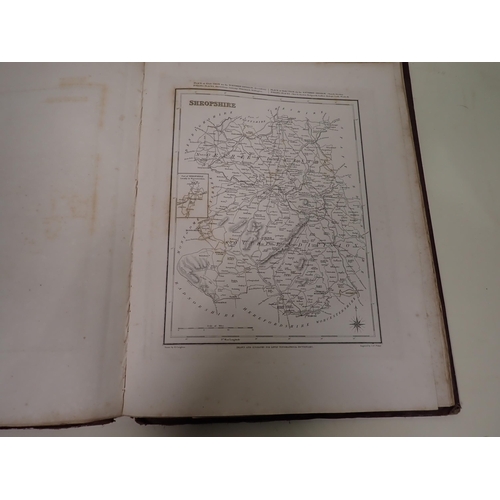 29 - A bound volume of County Maps drawn and engraved for Lewis's Topographical Dictionary, some folding,... 