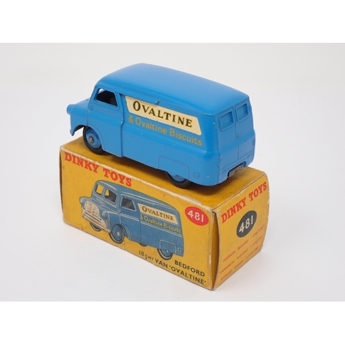 296 - A boxed Dinky Toys No.481 'Ovaltine' Bedford Van