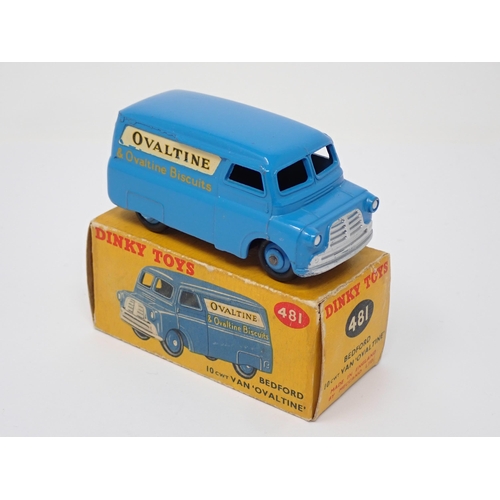 296 - A boxed Dinky Toys No.481 'Ovaltine' Bedford Van