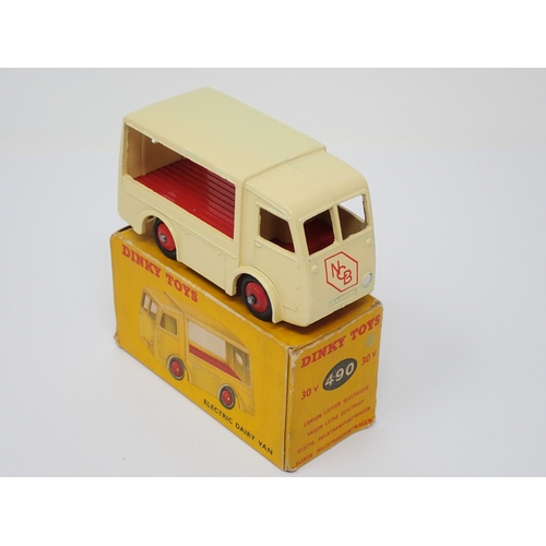 298 - A boxed Dinky Toys No.490 N.C.B. Dairy Van