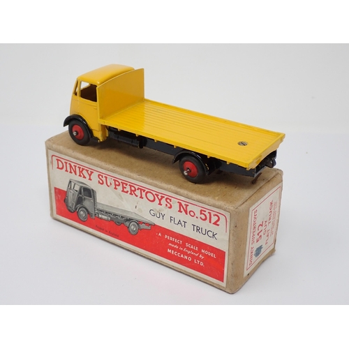 309 - A boxed Dinky Supertoys No.512 yellow Guy Flat Truck