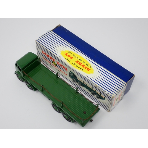 313 - A boxed Dinky Supertoys No.905 green Foden chain side Flat Truck