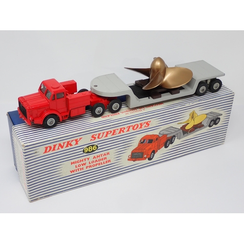 316 - A boxed Dinky Supertoys No.986 Mighty Antar low-loader with propeller