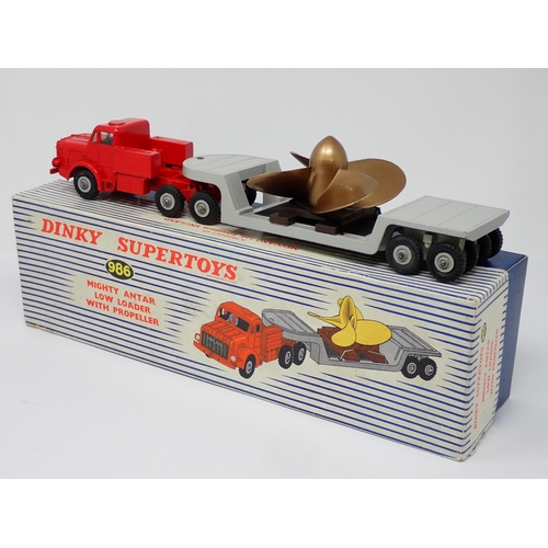 316 - A boxed Dinky Supertoys No.986 Mighty Antar low-loader with propeller