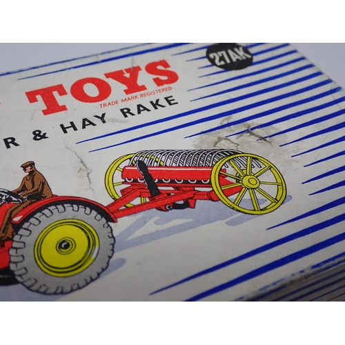 319 - A boxed Dinky Toys Gift Set No.27AK Farm Tractor and Hay Rake