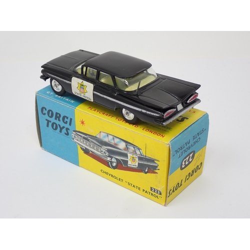 331 - A boxed Corgi Toys No.223 Chevrolet State Patrol