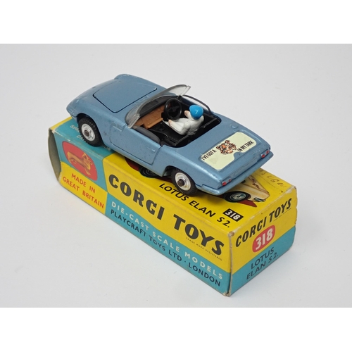 334 - A boxed Corgi Toys No.318 Lotus Elan S2