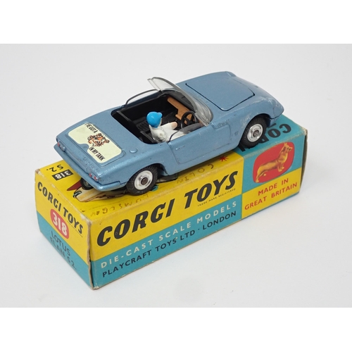 334 - A boxed Corgi Toys No.318 Lotus Elan S2