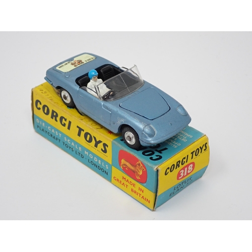 334 - A boxed Corgi Toys No.318 Lotus Elan S2