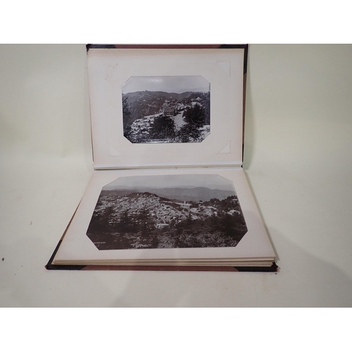 36 - A Photograph Album containing, Valleta Military Hospital, and interior hospital scene,, two Royal Ma... 