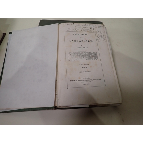 37 - LEECH Sir Bosdin, History of The Manchester Shipping Canal, pub 1907, 2vols, The Natural History of ... 