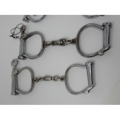 378 - Four pairs of Police Handcuffs