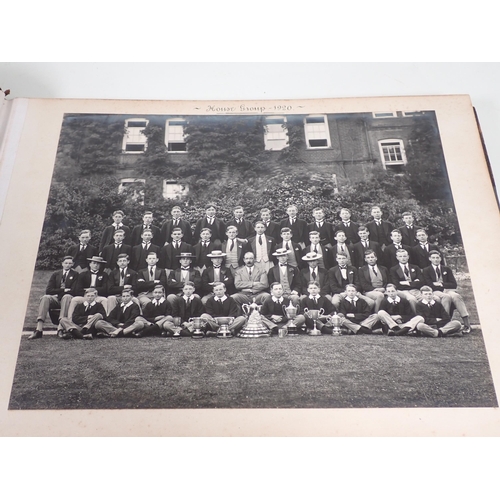 396 - A Photograph Album belonging to another Robert Jenkins of the same family of Harrow School 1920-21