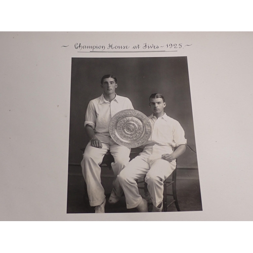 396 - A Photograph Album belonging to another Robert Jenkins of the same family of Harrow School 1920-21