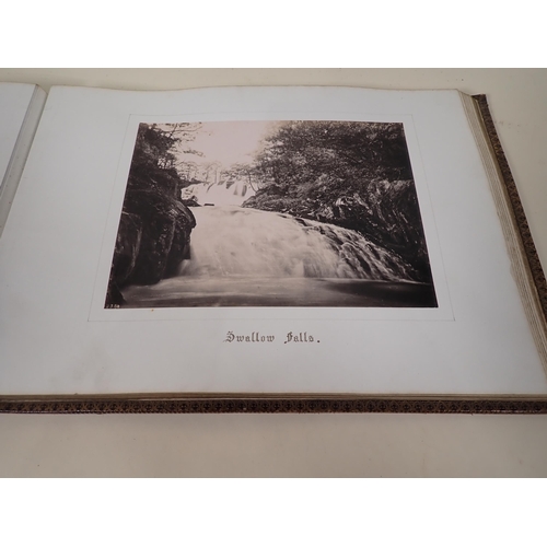 4 - A Victorian leather bound Album of photographs of Welsh Views including Llandudno, Snowdon, Dolwyold... 