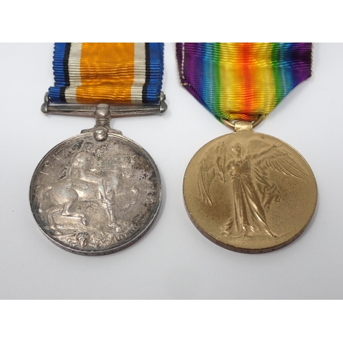 403 - WW1 Medal Pair: to P O. 2628-S- Pte. A.V.C. Lee R.M.L.I., and another WW1 Medal Pair to 113790 Pte. ... 