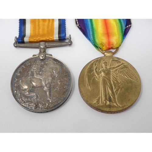 403 - WW1 Medal Pair: to P O. 2628-S- Pte. A.V.C. Lee R.M.L.I., and another WW1 Medal Pair to 113790 Pte. ... 