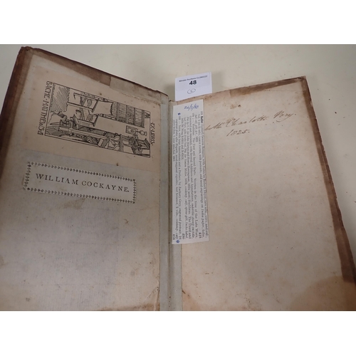 48 - Hudibras written by Samuel Butler, corrected and amended by Zachary Gray, adorned with new set of cu... 