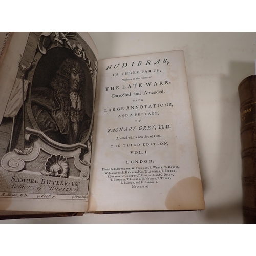 48 - Hudibras written by Samuel Butler, corrected and amended by Zachary Gray, adorned with new set of cu... 