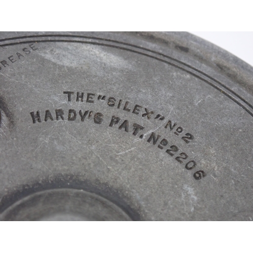 521 - A Hardy Bros. Silex No.2 3 3/4in made by Joe Wallace, factory 1/4 rim cut out