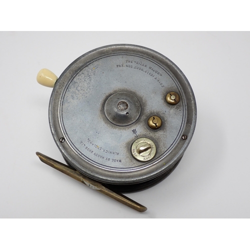 528 - A Hardy Bros. 'Silex Major' 4in Reel made by Arthur Wall