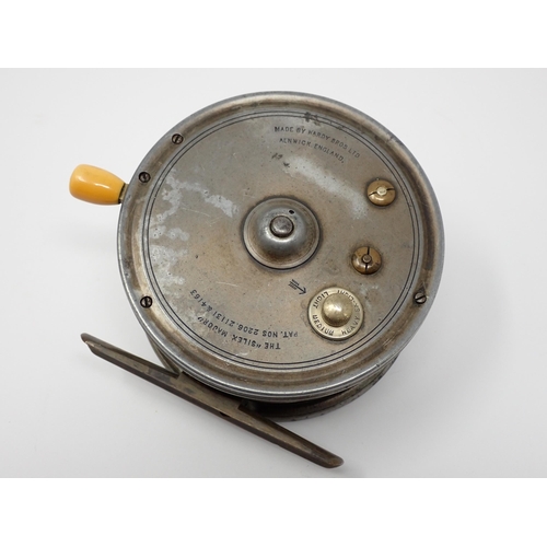 531 - A Hardy Bros. 'Silex Major' 4 1/4in wide spool Reel with factory brass brake