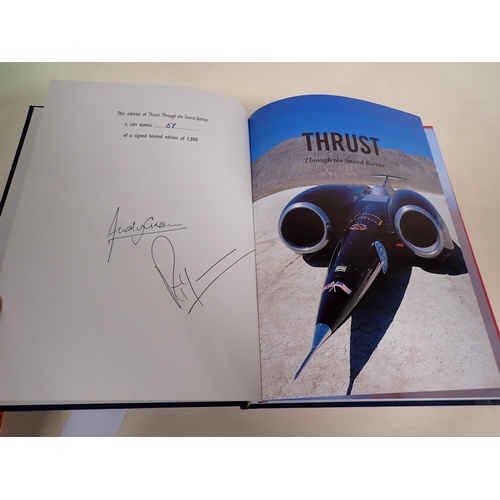 70 - NOBLE Richard and TREMAYNE David, Thrust through the Sound Barrier, signed by Andy Green and Richard... 