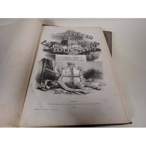 96 - The Illustrated London News, Vol I May 14th-31st December 1842, pub William Little, Vol II January-J... 