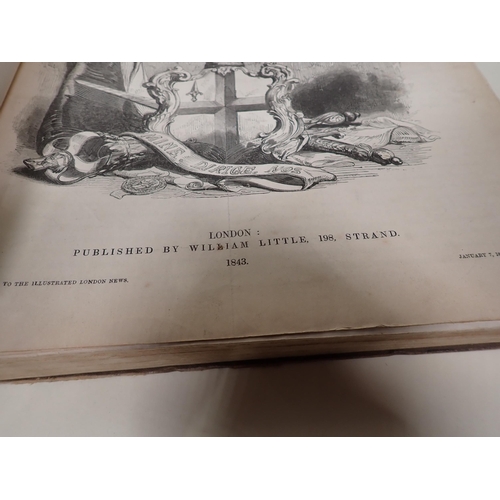 96 - The Illustrated London News, Vol I May 14th-31st December 1842, pub William Little, Vol II January-J... 