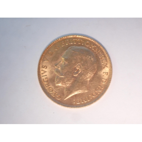 134 - A George V 1914 Half Sovereign