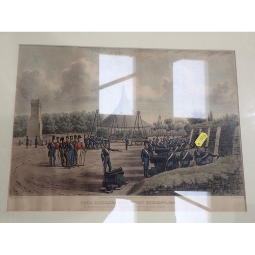 389 - Thirteen framed Prints of early 19th Century London Volunteer Regiments, a framed Photograph of Boer... 