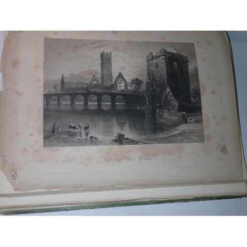 8 - Four volumes of The Scenery and Antiquities of Ireland, illustrated from drawings by W. Henry Bartle... 