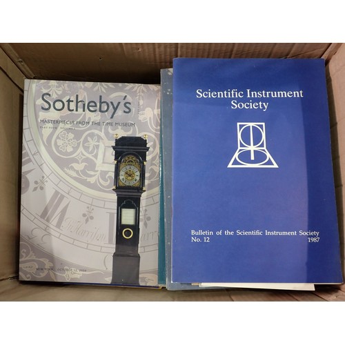 103 - BOX Various catalogues on Scientific Instruments, Sale Catalogues, Albums etc (Box)