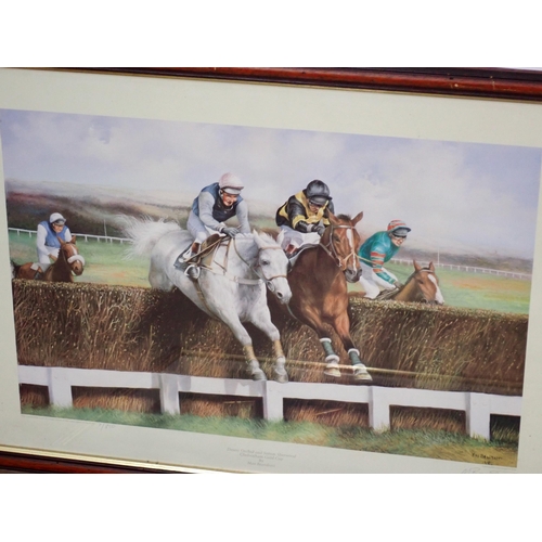 241 - Four framed Horse Racing Prints after Max Brandrett