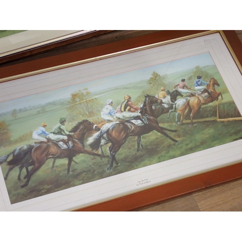 241 - Four framed Horse Racing Prints after Max Brandrett