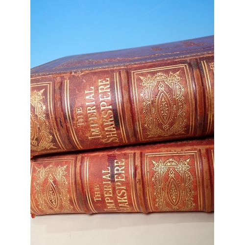 294 - Charles Knight, The Works of Shakespeare, 2 leather bound volumes, A/F