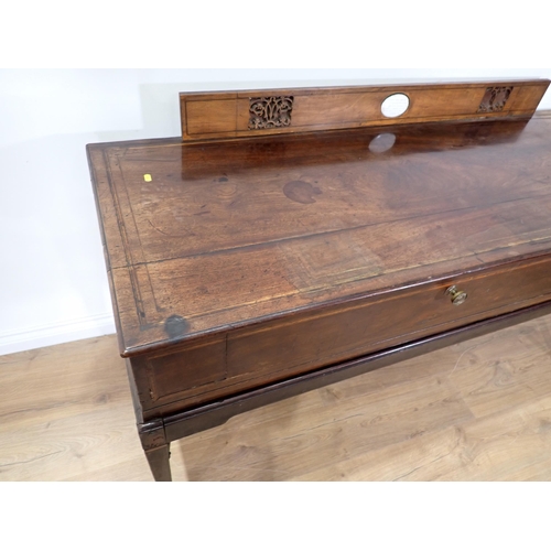 36 - A 19th Century mahogany  Sideboard converted from a Square Piano A/F 2ft 8