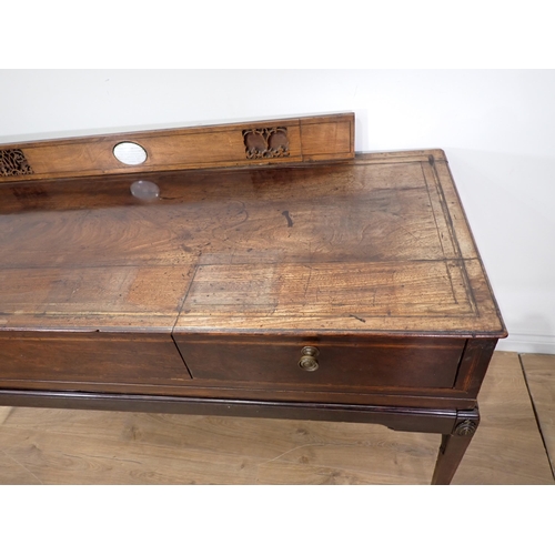 36 - A 19th Century mahogany  Sideboard converted from a Square Piano A/F 2ft 8