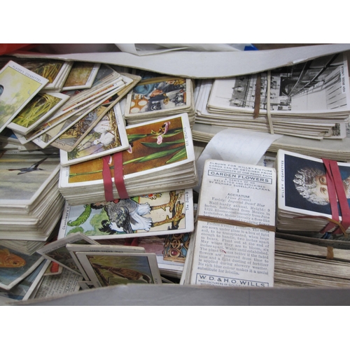 429 - A 19th Century Scrap Album; a selection of Cigarette Cards, Photos including one of the ruins of Vie... 