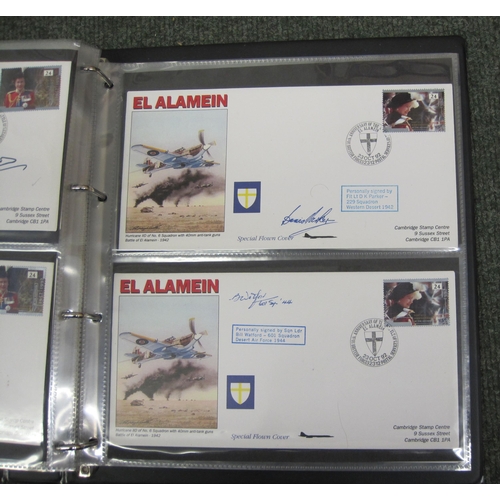 432 - Two Albums of GB Aviation Covers with interest in Battle of Britain; El Alamein; Skies to Dieppe; Co... 