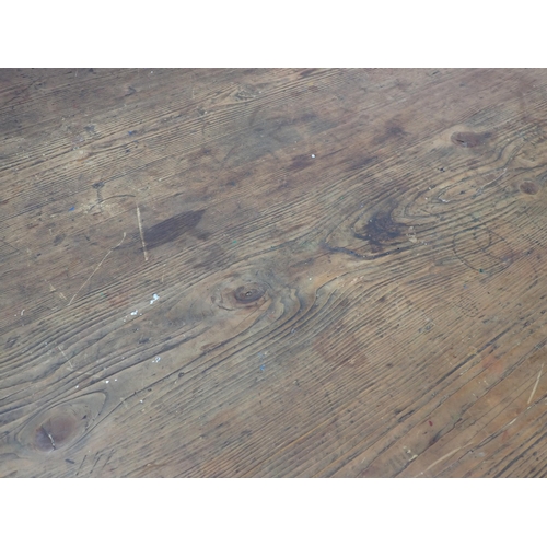 49 - A Rustic pine Kitchen Table 5ft Long x 2ft 6