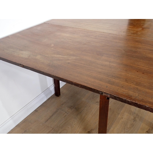 58 - A 19th Century mahogany dropleaf Dining Table 4ft W x 2ft 4in H